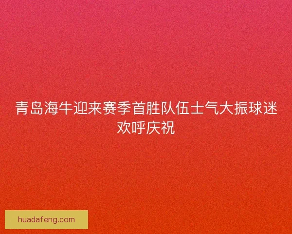 青岛海牛迎来赛季首胜队伍士气大振球迷欢呼庆祝